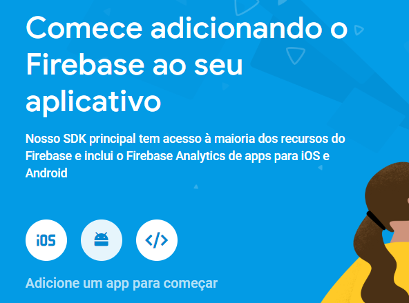 criando app android no firebase