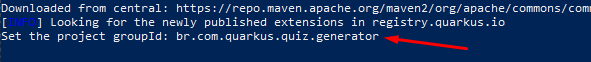 Criando e configurando um projeto em Quarkus